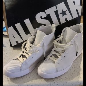 Converse Modern White Leather Sneakers